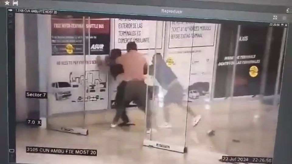 En el video se ve a los presuntos culpables del hecho