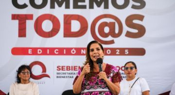 Comemos Todos Quintana Roo 2025: Mara Lezama entrega apoyos en Puerto Morelos