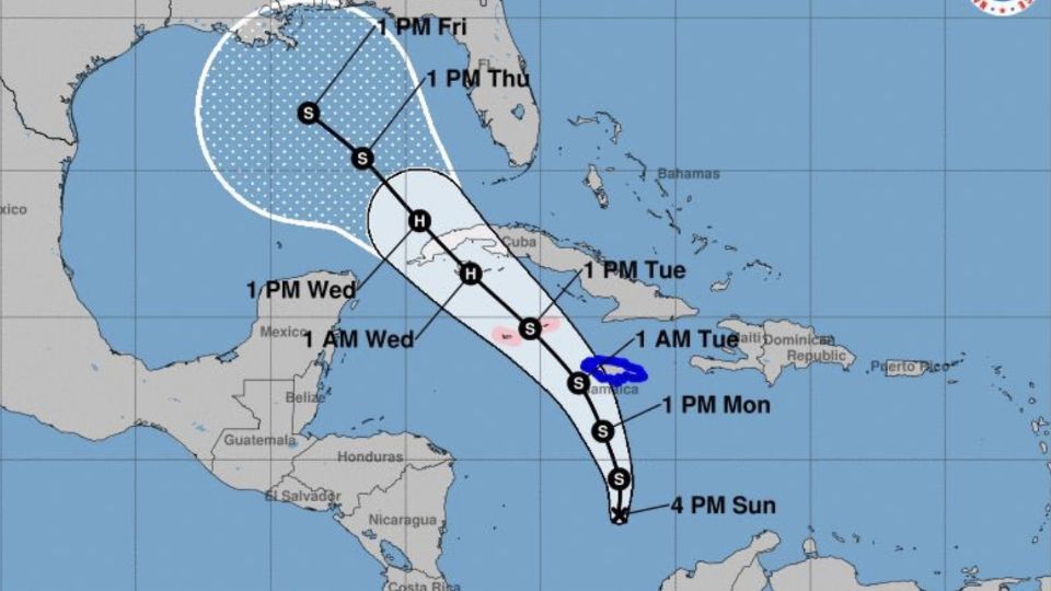 El fenómeno se encuentra al Sur de Quintana Roo