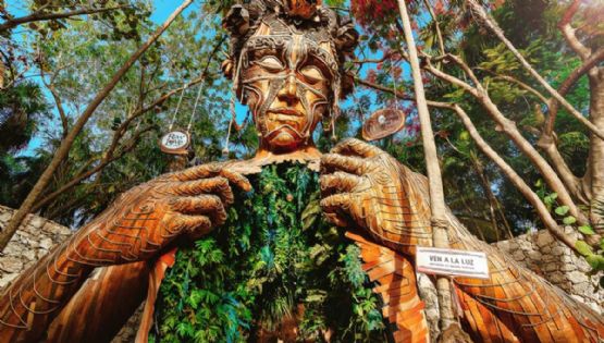 La historia de 'Ven a la Luz' la escultura más famosa de Tulum con la que todos se toman foto