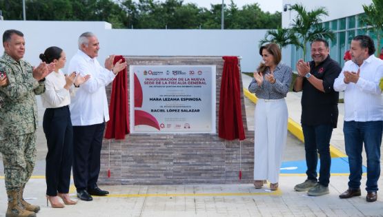 Entrega Mara Lezama edificio de la FGE para transformar la procuración de justicia