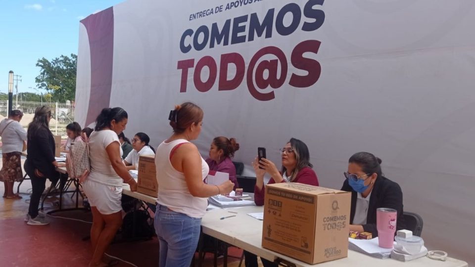 Comemos Tod@s: Fechas y sedes para la entrega del apoyo en Quintana Roo