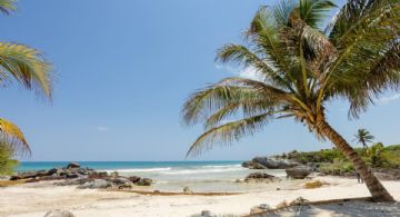 ¿Hay playas de Tulum con acceso GRATIS a las que los turistas pueden llevar comidas y bebidas?