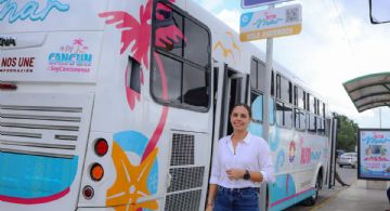 ¿Cuáles son las paradas para tomar el autobús de Ruta Mar y llegar a playa Forum?