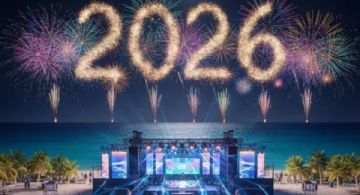 Cancún lanza el itinerario para festejar el Año Nuevo 2026 en el Malecón Tajamar GRATIS