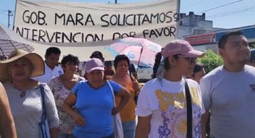 Marchan por titulación de la colonia Colosio en Playa del Carmen