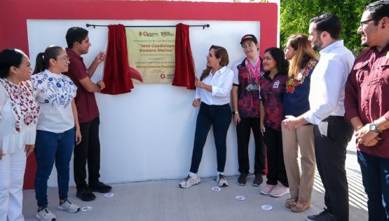 Mara Lezama entrega rehabilitada unidad “José Guadalupe Romero Molina” en Chetumal