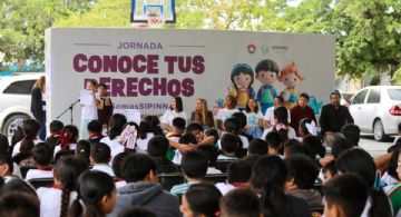 Realiza SIPINNA Cancún la quinta jornada “Conoce tus derechos” en la escuela primaria