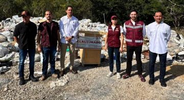 Clausura Ana Paty Peralta basurero clandestino a un costado del aeropuerto internacional de Cancún