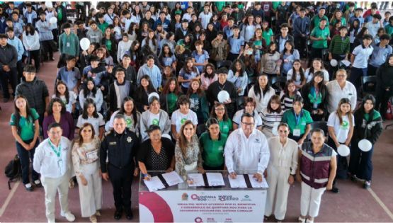 Mara Lezama firma Acuerdo del Bienestar para reforzar la seguridad en planteles del CONALEP en Quintana Roo