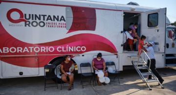 Caravanas del Bienestar llegan a Villas Otoch Paraíso: Salud y trámites gratuitos para toda la familia