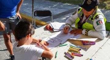 Paseo cancunense hace vibrar a las familias con sana convivencia