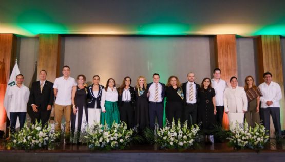 Mara Lezama destaca certeza jurídica para proteger el patrimonio de las familias en toma de protesta de AMPI Cancún