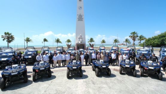 Mara Lezama entrega equipamiento histórico de seguridad en Quintana Roo con inversión superior a 100 millones de pesos