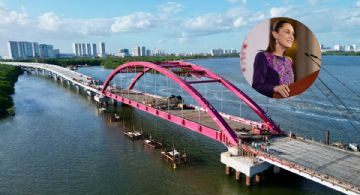 'Queremos hacer fiesta': Presidenta Sheinbaum anuncia celebración para inauguración Puente Nichupté