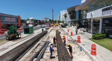 Así será el Distribuidor Vial Kukulcán que conectará con el Puente Nichupté y estará listo en octubre de este año