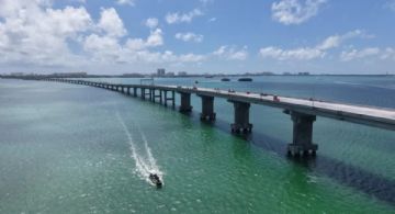 ¿Por dónde se entra al Puente Nichupté en la Av. Bonampak? Mapa del nuevo puente de Cancún