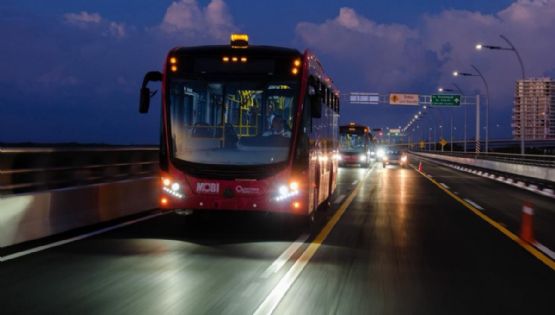 ¿Por qué los camiones de la Ruta 27 del Puente Nichupté van vacíos? Ya inició su operación