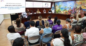 Ofrecen pláticas en favor de salud mental para la niñez y adolescentes de Isla Mujeres