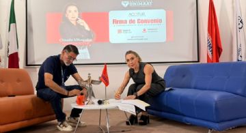 Acuerdan convenio para robustecer formación profesional de futuros profesionistas turísticos.