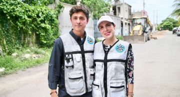 Avanza obra de agua potable en Ciudad Mujeres