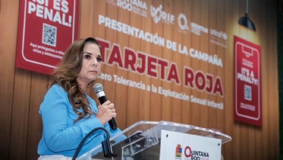 Quintana Roo lanza “Tarjeta Roja” contra la explotación infantil rumbo al Mundial 2026; Mara Lezama y UNICEF encabezan estrategia